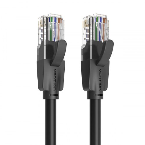 Vention IBEBS Cat6 UTP netværkskabel 25 m - sort, RJ45