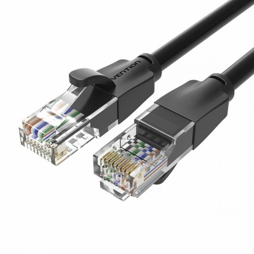 Vention IBEBS Cat6 UTP netværkskabel 25 m - sort, RJ45