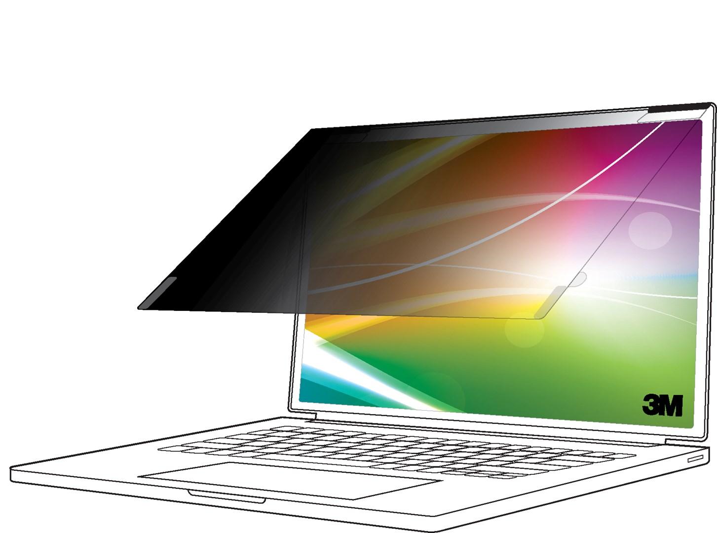 3M Bright Screen privatlivsfilter til Surface Pro 8/9/11/Pro X - 13" 3:2 billede