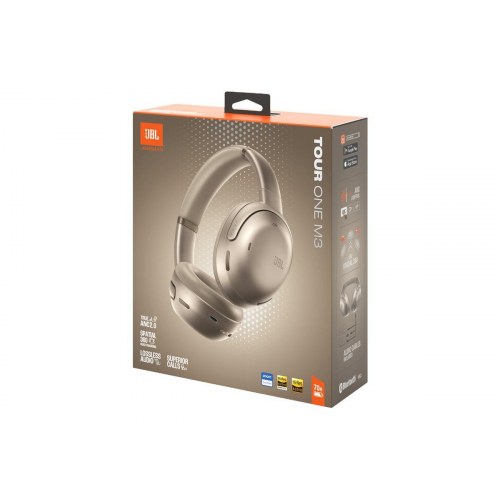JBL Tour One M3 trådløse over-ear hovedtelefoner – latte