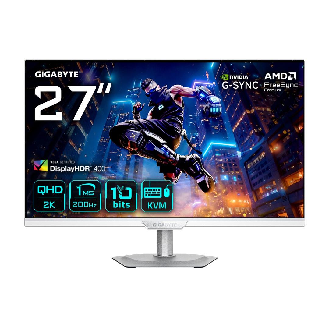 Gigabyte M27Q2 QD ICE 27" QHD gaming-skærm - 200 Hz, 1 ms, FreeSync Premium, HDR400 billede