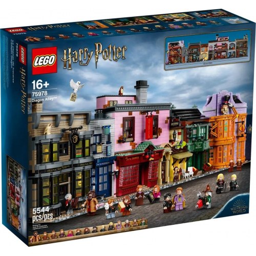 LEGO Harry Potter 75978 Diagon Alley – byggeklods-sæt til voksne 16+