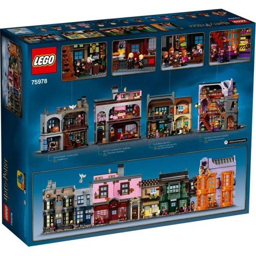 LEGO Harry Potter 75978 Diagon Alley – byggeklods-sæt til voksne 16+