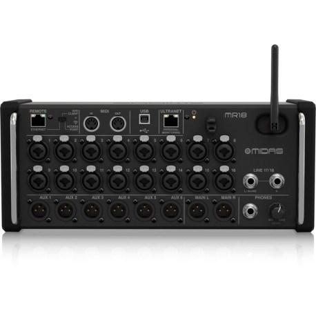 Midas MR18 digitalt mikserbord â 18-kanals rackmixer