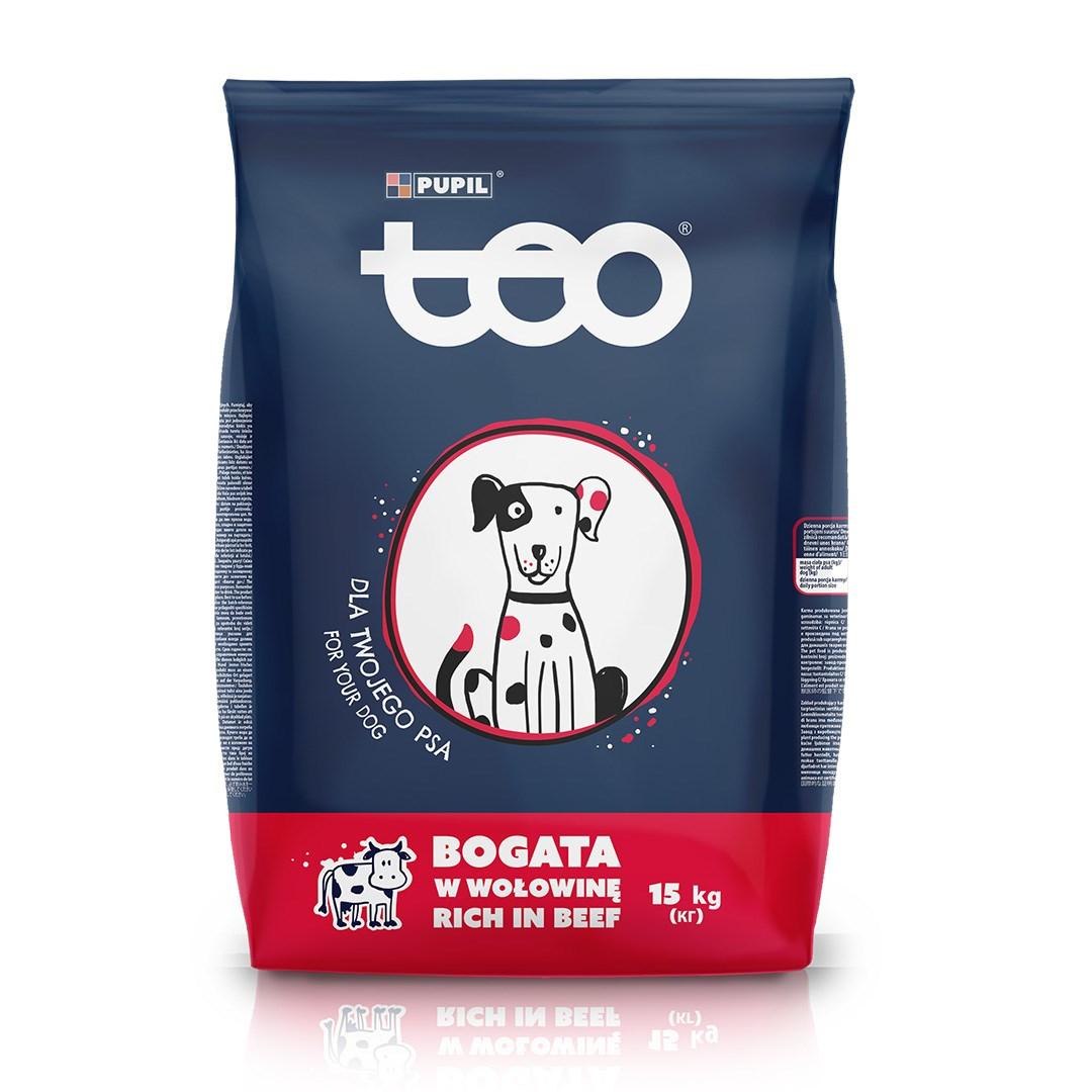 Teo tÃ¸rfoder til hund â rig pÃ¥ oksekÃ¸d, 15 kg