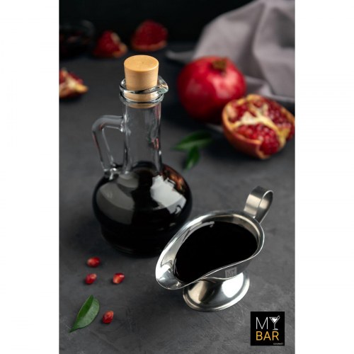 Sovsekande i stål 240 ml - sølvfarvet, 12 stk. (My Bar)