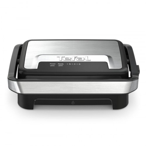 Tefal GC270D10 Inicio Compact Grill - sandwichgrill 1000 W, sort/rustfrit stål