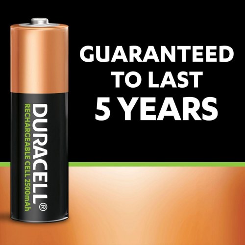 Duracell genopladelige AA batterier 1,2 V - 2500 mAh (2 stk.)
