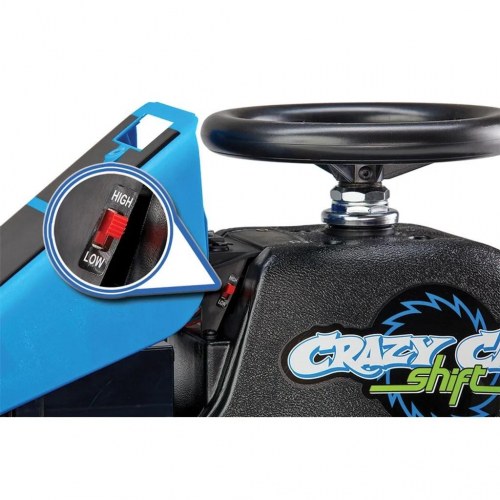 Razor Crazy Cart Shift - blå el-gokart til børn (Lithium)