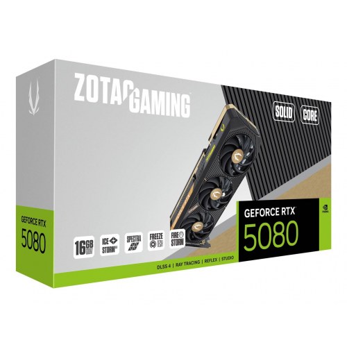 ZOTAC Gaming GeForce RTX 5080 Solid Core 16 GB grafikkort