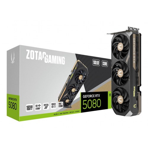 ZOTAC Gaming GeForce RTX 5080 Solid Core 16 GB grafikkort