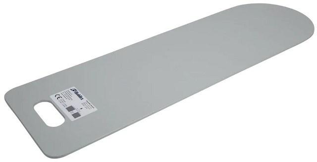 Mobilex glidebræt til patientforflytning – 80 × 24,5 cm, grå