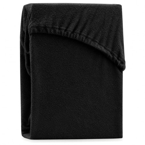 Faconlagen RESTILO Ruby frotté 80-90 x 200 cm - sort