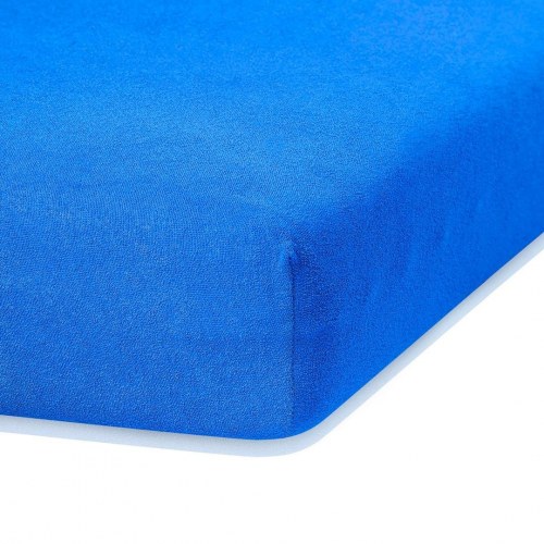 Faconlagen i frotté RESTILO Ruby - blå, 120-140x200 cm