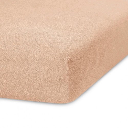 Frotté stræklagen RESTILO Ruby - cappuccino 200-220 x 200 cm