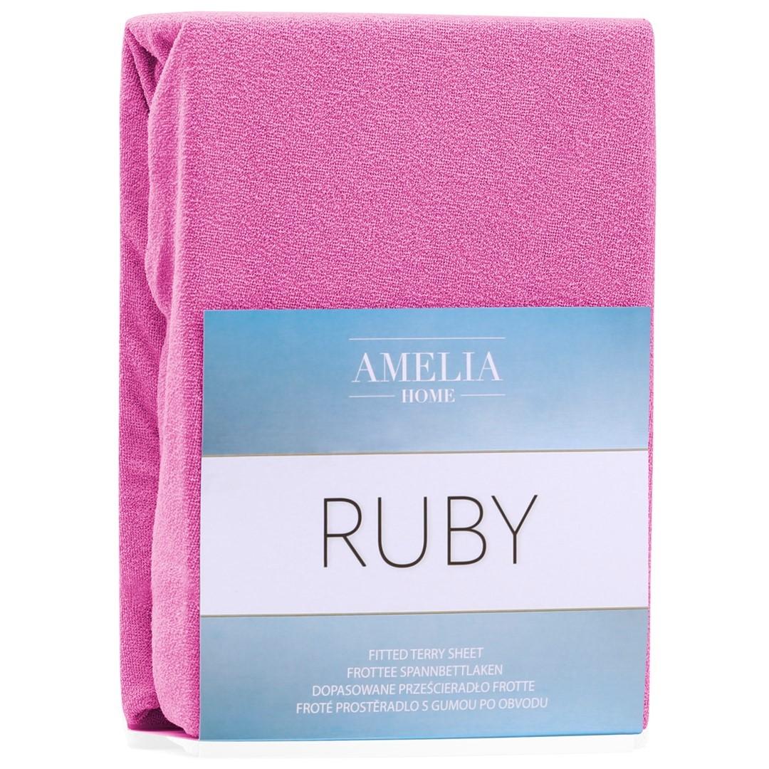 Amelia Home RUBY faconlagen i frotté 140-160×200 cm - klassisk, med elastik