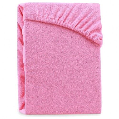 Faconlagen RESTILO Ruby frotté 100-120 x 200 cm - lyserød