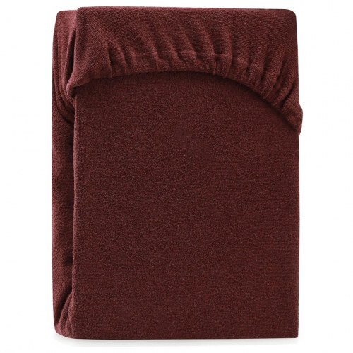 Frotté spændelagen RESTILO RUBY - brun, 100-120x200 cm