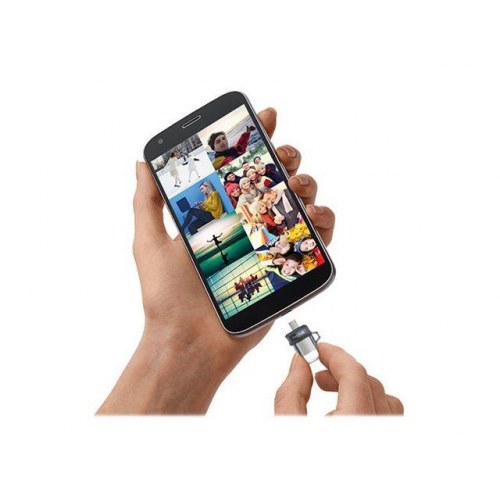 SanDisk Ultra Dual 64 GB USB 3.0 / micro USB – Sort/Sølv