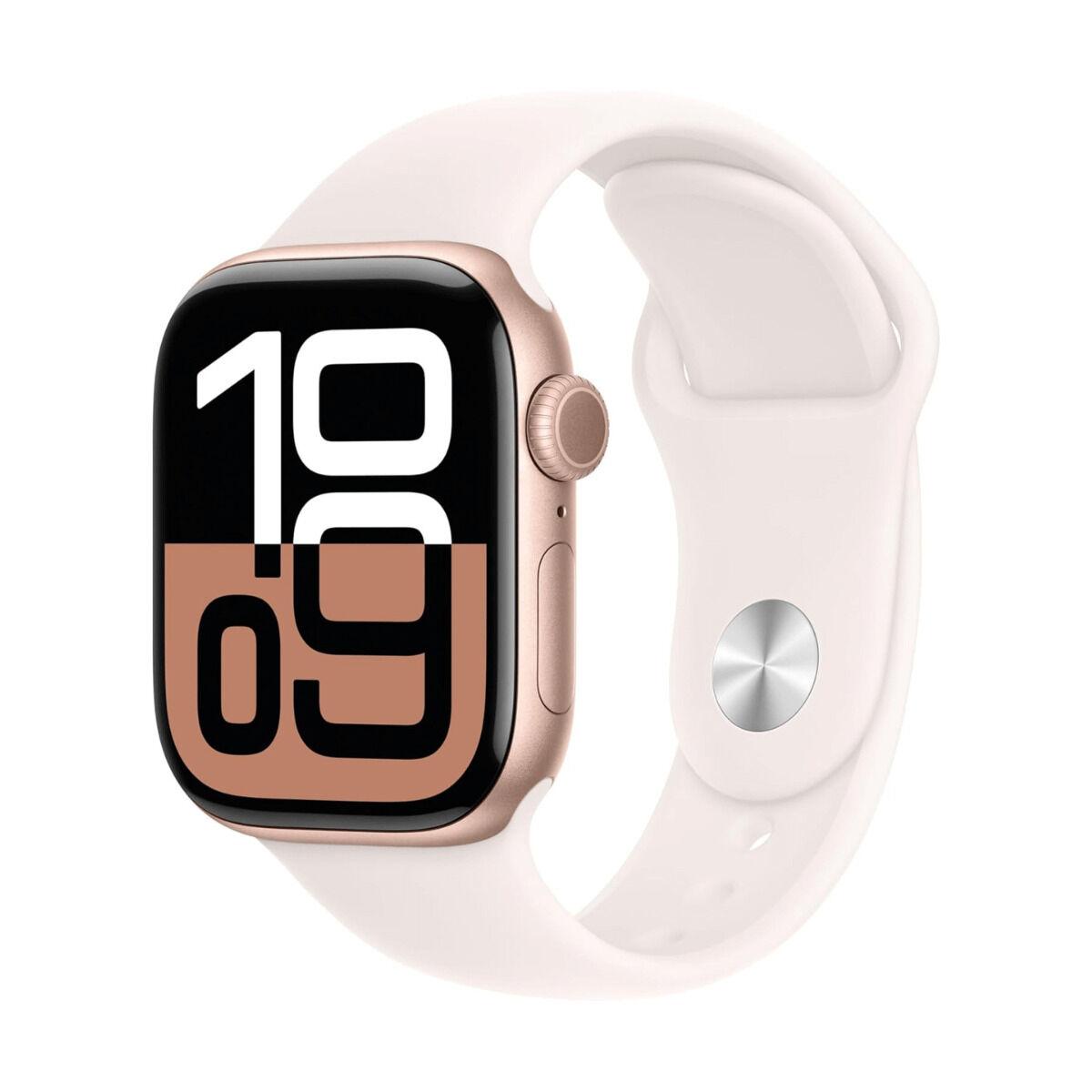 Apple Watch Series 10 GPS + Cellular 1,77" - Pink/rose guld smartwatch billede