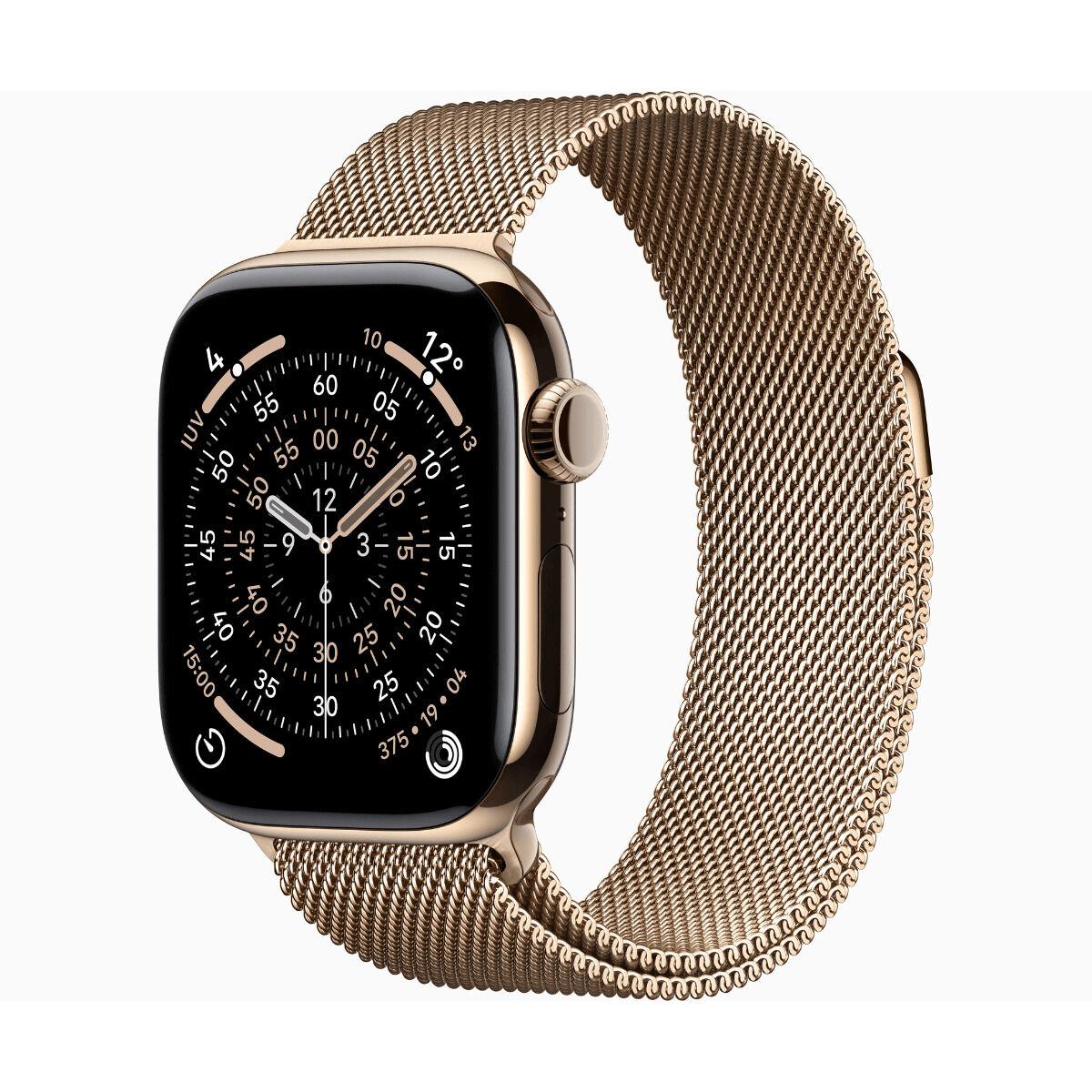 Apple Watch Series 11 42 mm - Titanium, gylden