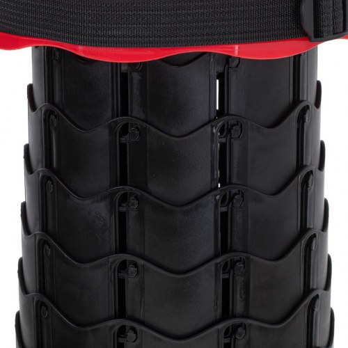 Sammenklappelig teleskopskammel – rejse- og campingstol, rød