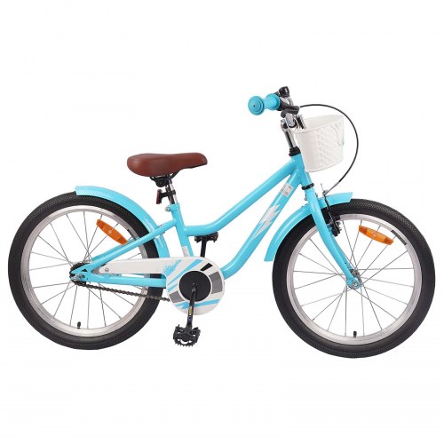 Børnecykel 20 tommer til børn i alderen 6-11 år Lys blå