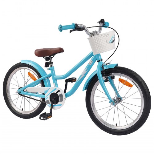 Børnecykel 20 tommer til børn i alderen 6-11 år Lys blå