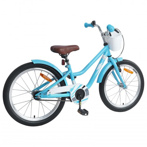 Børnecykel 20 tommer til børn i alderen 6-11 år Lys blå