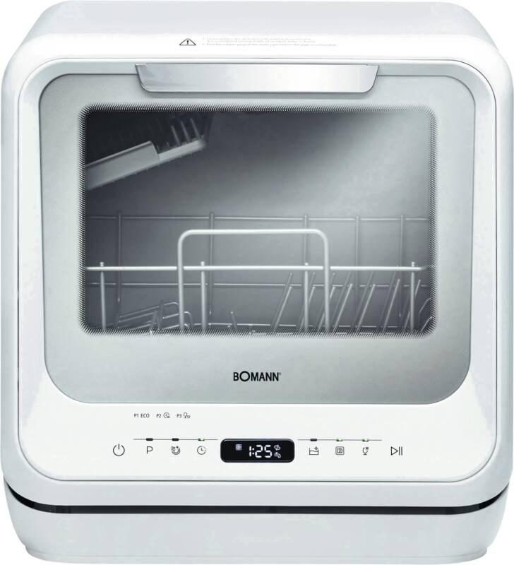 Bomann TSG 5704 bordopvaskemaskine â 2 kuverter, hvid, klasse D