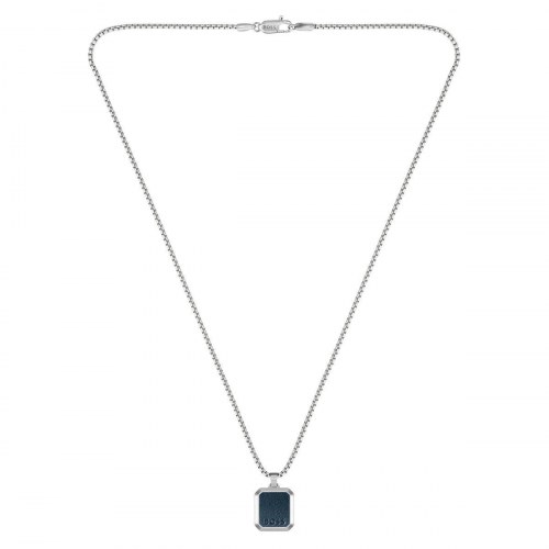 Hugo Boss halskæde til mænd 1580545 - sølvfarvet rustfrit stål