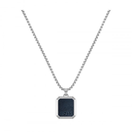 Hugo Boss halskæde til mænd 1580545 - sølvfarvet rustfrit stål