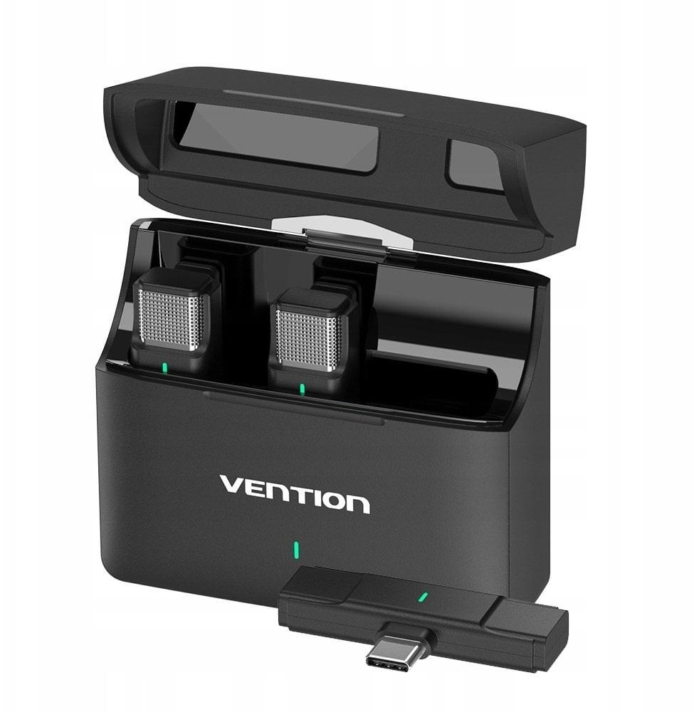 Vention trÃ¥dlÃ¸se USBâC mikrofoner (2 stk.) med ladeetui