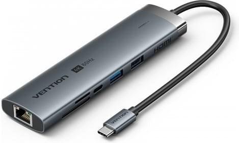 Vention USBâC 9âiâ1 dockingstation â 4K 60 Hz, 100 W