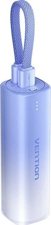 Vention Powerbank 5000mAh FHWL0 20W + USB-C to lightning cable (blue) Powerbank - Lilla - 5000 mAh