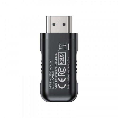 UNITEK HDMI til USB‑C adapter 4K 60 Hz - sort