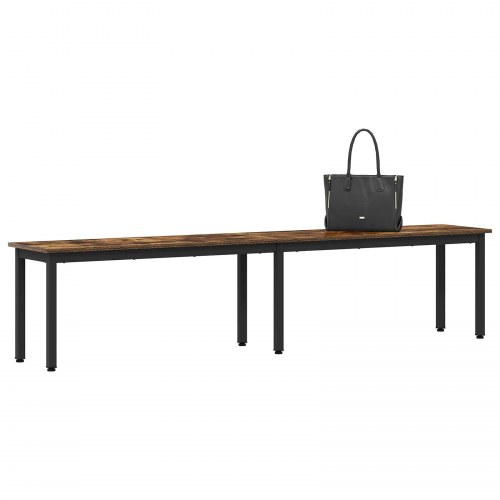 Bænk Røget Eg 200 x 35 x 45 cm Konstrueret træ
