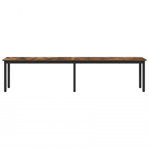 Bænk Røget Eg 200 x 35 x 45 cm Konstrueret træ