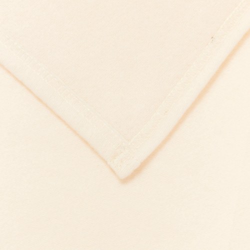 Throw tæppe Creme 170 x 130 cm Fleece