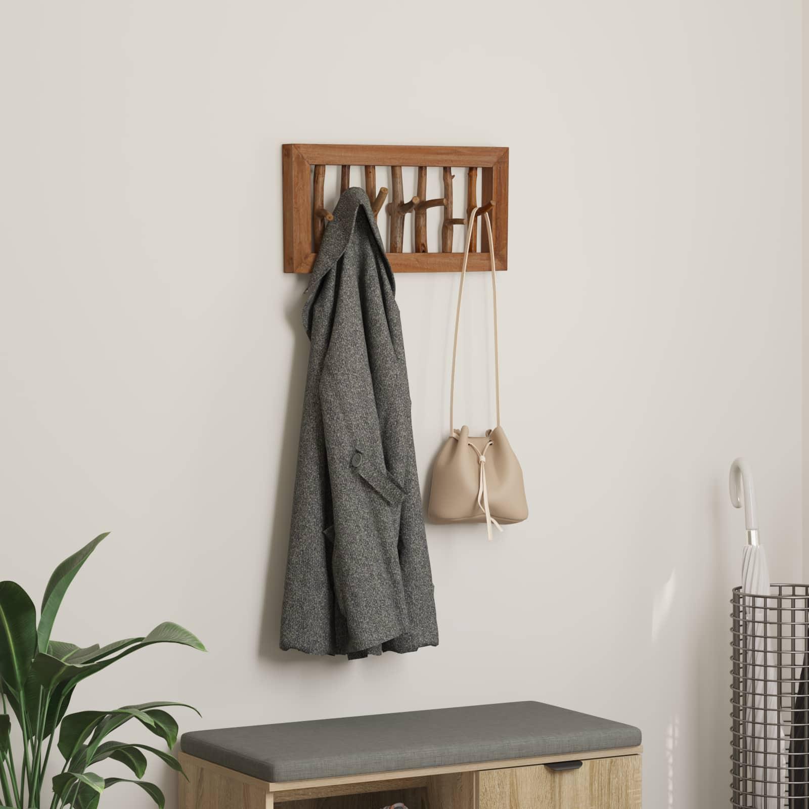 Bøjle Brun 50 x 11 x 25 cm Massiv Mahogni