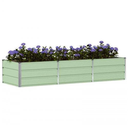 Plantekasse Grøn 240 x 80 x 45 cm Stål