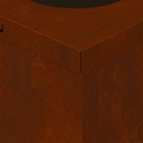 Solar LED sti lys 2 stk Cortenstål Cortenstål