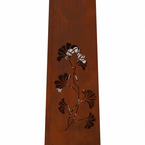 Solar LED sti lys 2 stk Cortenstål Cortenstål