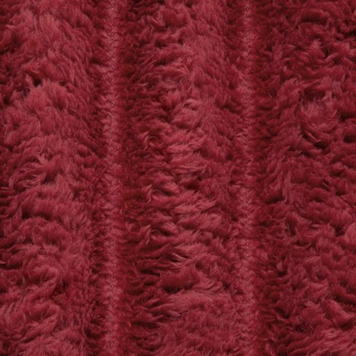 Throw tæppe Bordeaux Rød 150 x 130 cm Fleece
