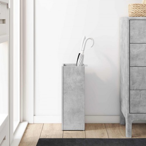 Parasolfod Beton Grå 20 x 20 x 55,5 cm Konstrueret træ