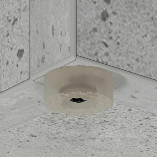 Parasolfod Beton Grå 20 x 20 x 55,5 cm Konstrueret træ