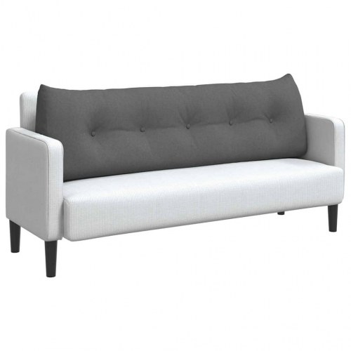 Rygpude Mørkegrå 160 x 24 x 50 cm Stof