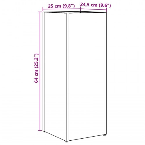 Parasolfod Sonoma eg 25 x 24,5 x 64 cm Konstrueret træ