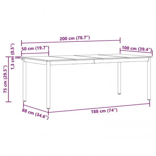 Spiseborde Konstrueret træ