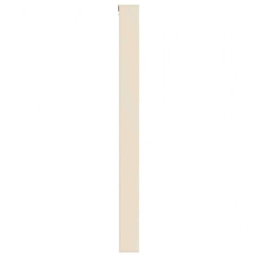 Vægdisplaykasse med hylde Beige 98 x 4,5 x 55 cm Konstrueret træ